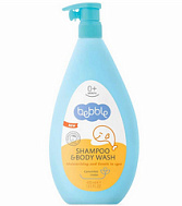 BEBBLE ШАМПУНЬ Д/ВОЛОС И ТЕЛА ДЕТСКИЙ С РОМАШКОЙ И ЛИПОЙ 0+ 400МЛ
