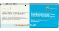 ВАКЦИНА ИНФАНРИКС ГЕКСА ШПР.0,5 МЛ 1 ДОЗА