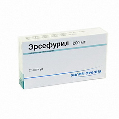 ЭРСЕФУРИЛ КАПС 200МГ №28