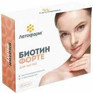 картинка БИОТИН ФОРТЕ КАПС №60 БИОТИН ФОРТЕ КАПС №60 купить за 480 руб. руб. - интернет-аптека «Фиалка». Санкт-Петербург. фото смотреть купить заказать цена