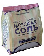 СОЛЬ МОРСКАЯ ПИЩЕВАЯ КРЫМСКАЯ 500Г МЕЛКИЙ ПОМОЛ