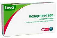 ЛОЗАРТАН-ТЕВА ТАБ П/О 25МГ №30
