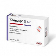 КОНКОР ТАБ 5МГ №50