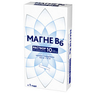 МАГНЕ В6 Р-Р Д/ПРИЕМА ВНУТРЬ СТИК-ПАК №10