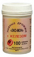 ДРОЖЖИ ПИВНЫЕ ТАБЛ. №100 С ЖЕЛЕЗОМ