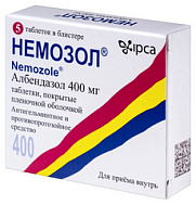 НЕМОЗОЛ ТАБ 400МГ №5