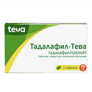 ТАДАЛАФИЛ-ТЕВА ТАБ 20МГ №1