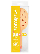 SOLOMEYA РАСЧЕСКА МАССАЖНАЯ С ОТВЕРСТИЯМИ Д/ДЖИББИТСОВ АБРИКОСОВАЯ