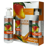 НАБОР SILVER GARDEN МАНГО КРЕМ Д/РУК И ТЕЛА 200МЛ+ГЕЛЬ Д/ДУША 250МЛ