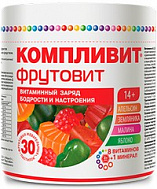 КОМПЛИВИТ ФРУТОВИТ ЖЕВАТЕЛЬНЫЕ ПАСТИЛКИ №30