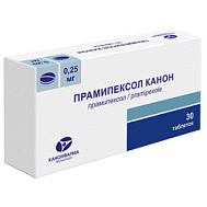 Прамипексол, таб. 0,25 мг №30