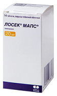 ЛОСЕК МАПС ТАБ П/О 20МГ №14