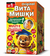 ВИТАМИШКИ МУЛЬТИ+ ПАСТИЛКИ ЖЕВАТЕЛЬНЫЕ №60