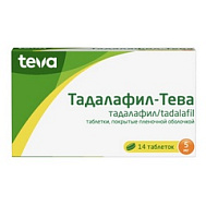 ТАДАЛАФИЛ-ТЕВА ТАБ 5МГ №14