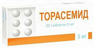 ТОРАСЕМИД ТАБ 5МГ №20