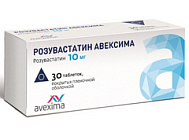 РОЗУВАСТАТИН ТАБ П/О 10МГ №30