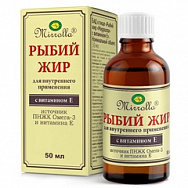 картинка РЫБИЙ ЖИР МИРРОЛЛА С ВИТАМИНОМ Е ФЛ 50МЛ РЫБИЙ ЖИР МИРРОЛЛА С ВИТАМИНОМ Е ФЛ 50МЛ купить за 60 руб. руб. - интернет-аптека «Фиалка». Санкт-Петербург. фото смотреть купить заказать цена