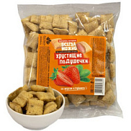 ВСЕГДА МОЖНО ПОДУШЕЧКИ ХРУСТЯЩИЕ НА ФРУКТОЗЕ СО ВКУСОМ КЛУБНИКИ 150Г