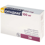 СИТАДИАБ ТАБ 100МГ №28