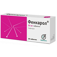 Фенкарол, таб. 25 мг №20