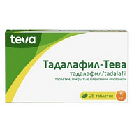 ТАДАЛАФИЛ-ТЕВА ТАБ 5МГ №28