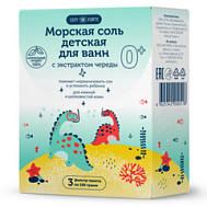 СОЛЬ МОРСКАЯ КОМФОРТЕ Д/ВАНН ДЕТСКАЯ С ЭКСТРАКТОМ ЧЕРЕДЫ 450Г