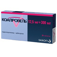 КОАПРОВЕЛЬ ТАБ 12,5МГ+300МГ №28