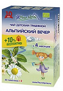 ФЛЕР АЛЬПИН ЧАЙ ОРГАНИК АЛПИЙСКИЙ ВЕЧЕР ЮБИЛЕЙНЫЙ Ф/П №22