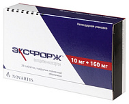 Эксфорж, таб. 10 мг/160 мг №28
