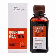 Повидон-йод фл. 10% 120 мл