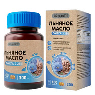 Льняное масло биофорте, капс. №100 банка