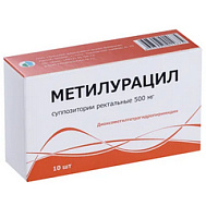 МЕТИЛУРАЦИЛ СУПП 500МГ №10