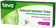 ЛЕВОЦЕТИРИЗИН-ТЕВА ТАБ 5МГ №30