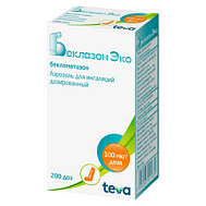 БЕКЛАЗОН ЭКО АЭРОЗ. 100МКГ/1ДОЗА 200ДОЗ