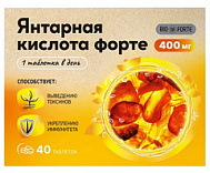 ЯНТАРНАЯ КИСЛОТА ФОРТЕ БИОФОРТЕ ТАБ 400МГ №40