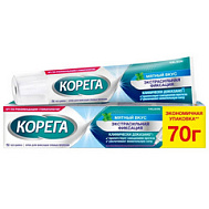 Корега, крем д/фиксации зубных протезов экстра сильный мятный 70 г