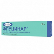картинка ФЛУЦИНАР МАЗЬ 0,025% 15Г ФЛУЦИНАР МАЗЬ 0,025% 15Г купить за 385 руб. руб. - интернет-аптека «Фиалка». Санкт-Петербург. фото смотреть купить заказать цена