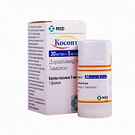 КОСОПТ КАПЛИ ГЛ. 20МГ/МЛ + 5МГ/МЛ 5 МЛ
