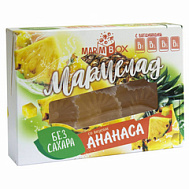 МАРМЕЛАД МАРМБОКС С ВИТАМИНАМИ Б/САХАРА ЖЕЛЕЙНЫЙ ФОРМОВОЙ СО ВКУСОМ АНАНАСА 200Г