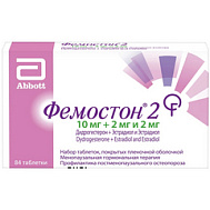 ФЕМОСТОН 2 ТАБ 10МГ+2МГ И 2МГ №84