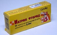 НАТРИЯ ФТОРИД ТАБЛ. 1,1МГ №30 АПЕЛЬСИН