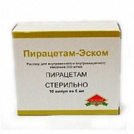 ПИРАЦЕТАМ АМП 20% 5МЛ №10