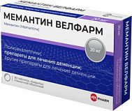 МЕМАНТИН ТАБ 20МГ №90
