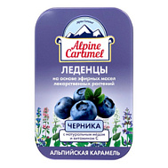 АЛЬПИЙСКАЯ КАРАМЕЛЬ ЛЕДЕНЦЫ ЧЕРНИКА 53Г ЖБ