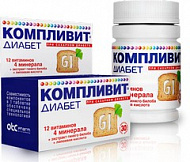картинка КОМПЛИВИТ ДИАБЕТ ТАБ №30 КОМПЛИВИТ ДИАБЕТ ТАБ №30 купить за 337.10 руб. руб. - интернет-аптека «Фиалка». Санкт-Петербург. фото смотреть купить заказать цена
