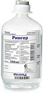РИНГЕРА РАСТВОР ФЛ П/Э 250МЛ №10