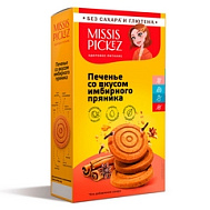 МИССИС ПИКЕЗ ПЕЧЕНЬЕ Б/ГЛЮТЕНА СО ВКУСОМ ИМБИРНОГО ПРЯНИКА 100Г