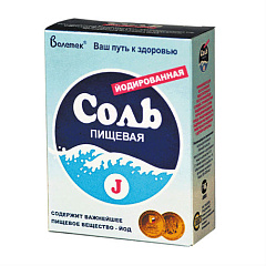 СОЛЬ ПИЩЕВАЯ ЙОДИРОВАННАЯ 350 Г