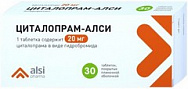 картинка ЦИТАЛОПРАМ ТАБ 20МГ №30 ЦИТАЛОПРАМ ТАБ 20МГ №30 купить за 460 руб. руб. - интернет-аптека «Фиалка». Санкт-Петербург. фото смотреть купить заказать цена