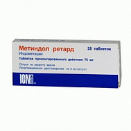 МЕТИНДОЛ РЕТАРД ТАБ 75МГ №25